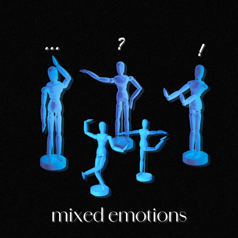 Album cover for "Mixed Emotions"