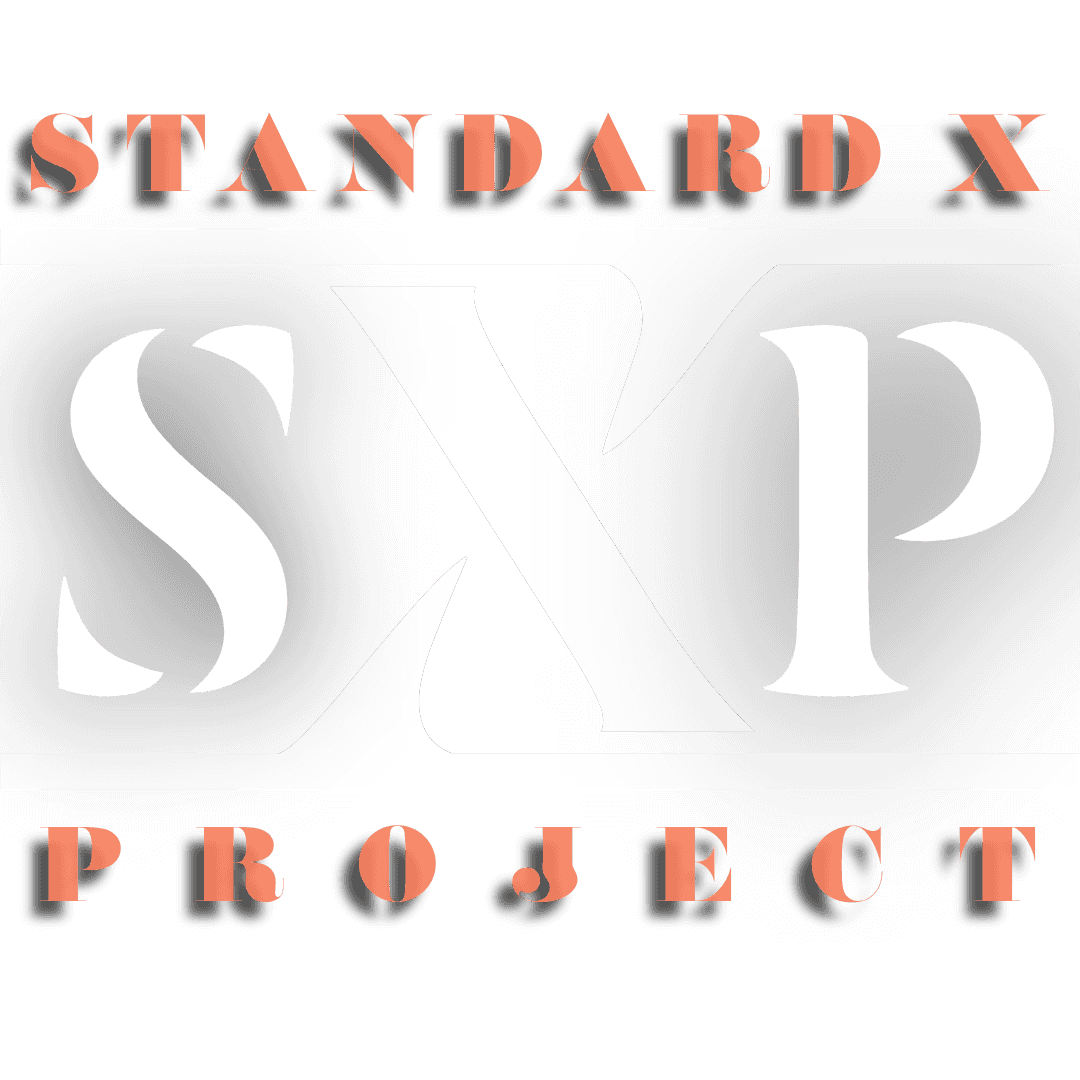 A logo stating SXP (Standard X Project)